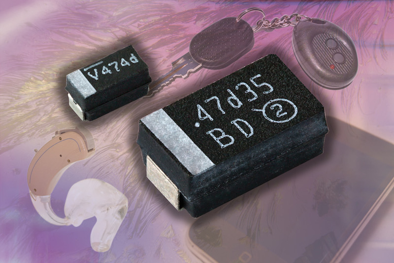 Vishay Sprague TANTAMOUNT SMT molded tantalum chip capacitors now available from TTI 
